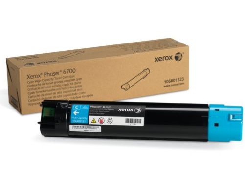 TONER XEROX 106R01523 CIAN ALTA CAPACIDAD (PHASER 6700)
