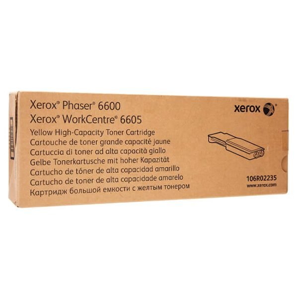 TONER XEROX 106R02235 YELLOW ALTA CAPAC. (PH 6600)