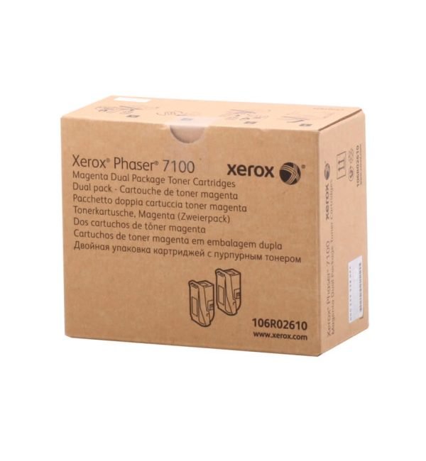 TONER XEROX 106R02610 DUAL PACK MAGENTA PARA PHASER 7100