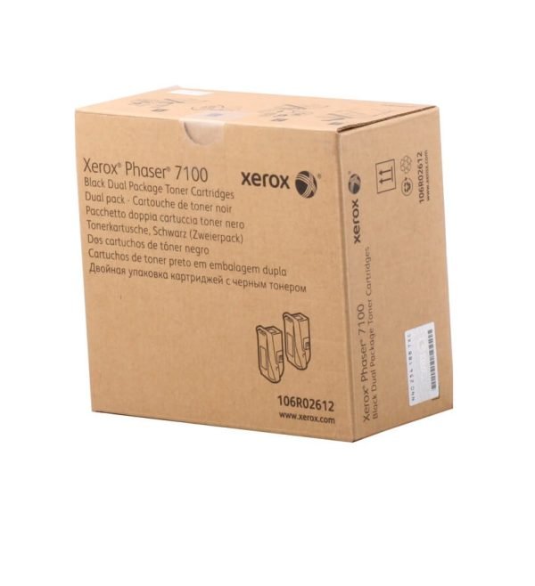 TONER XEROX 106R02612 BLACK DUAL PACK (PH 7100) 10 KPG