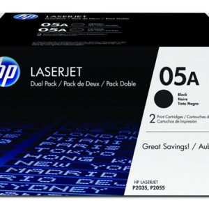Tóner HP CE505D (05D) Negro Dual Pack Para L.J. P2035/ P2055