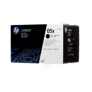 Tóner HP CE505XD (05XD) Negro Dual Pack Para L.J. P2055