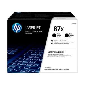 Tóner HP CF287XD (87X) Negro Dual Pack Para L.J. Enterprise M506