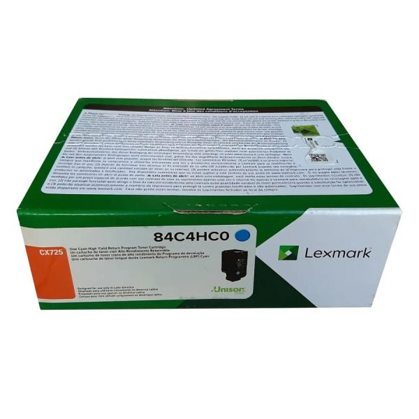TONER LEXMARK 84C4HC0 CYAN CX725DGE 16KPG