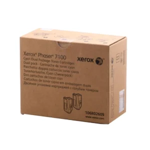 TÓNER XEROX 106R02609 CIAN DUAL PACK PARA PHASER 7100