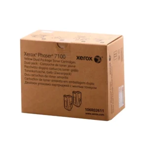 TÓNER XEROX 106R02611 AMARILLO DUAL PACK PARA PHASER 7100