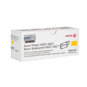 TÓNER XEROX 106R02762 AMARILLO PARA PHASER 6020/ 6022 / WC 6025/ 6027