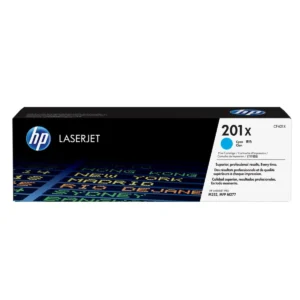 CARTUCHO DE TÓNER ORIGINAL LASERJET HP 201X CIAN DE ALTA CAPACIDAD