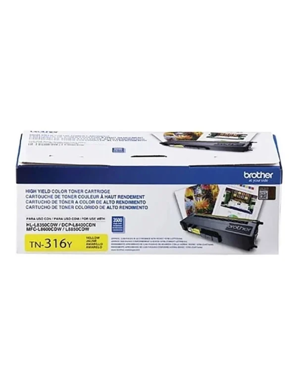 TONER BROTHER TN316Y HL-L8350/MFC-L8850 (3500 PAG) YELLOW