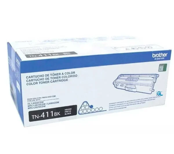 TONER BROTHER TN411BK BLACK (MFCL8900CDW)3,000 PAG.