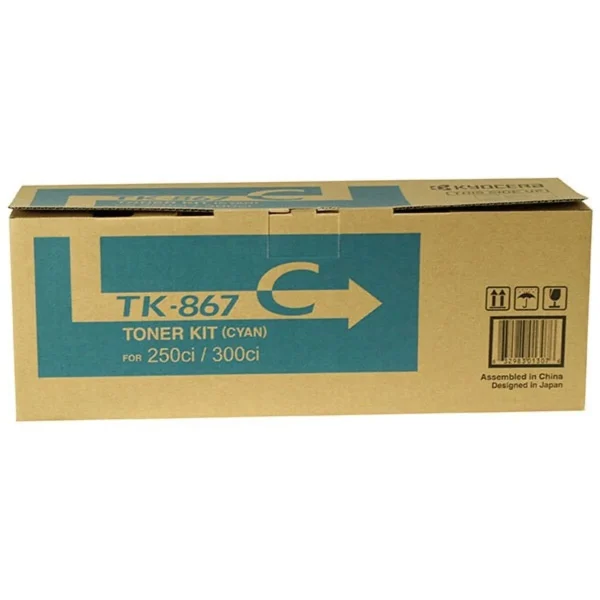 TONER KYOCERA TK-867C CYAN TASKALFA 250CI/300CI 12K