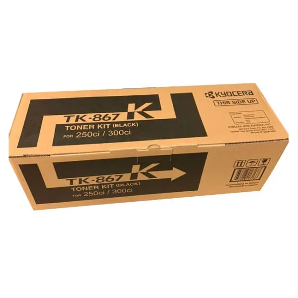 TONER KYOCERA TK-867K BLACK TASKALFA 250CI/300CI 12K