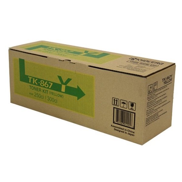 TONER KYOCERA TK-867Y AMARILLO TASKALFA 250CI/300CI 12K