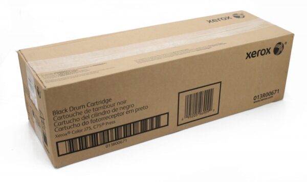 XEROX 013R00671 (13R671) BLACK DRUM UNIT FOR USE XEROX COLOR C75, J75 PRESS